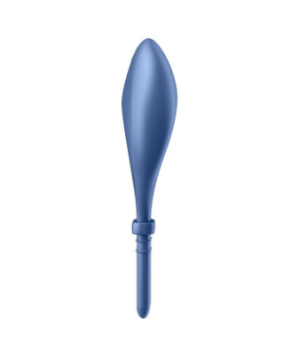 Cockring vibrant connecté USB bleu Bullseye Satisfyer 